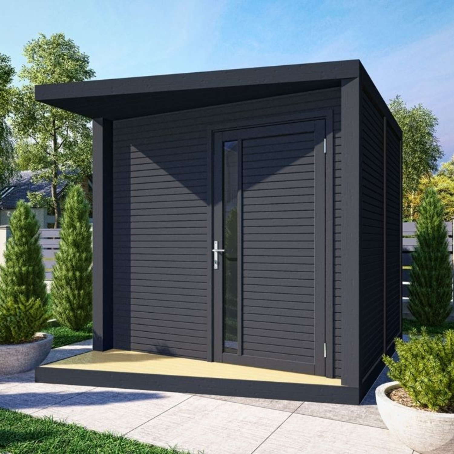 Abri de Jardin Moderne – 7.1 m2 – Finition Haut de Gamme- Prix usine – DESTOCKAGE