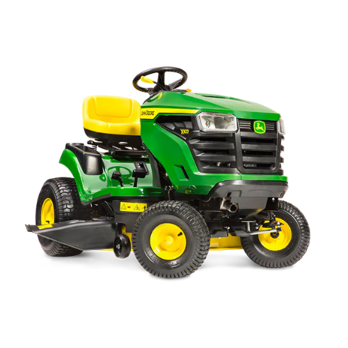 John Deere – Tondeuse autoportée John Deere X107 + bac – Neuf