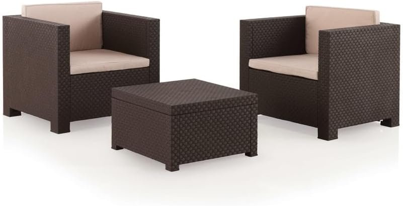 Salon de jardin SHAF Diva – Ensemble extérieur 2 personnes