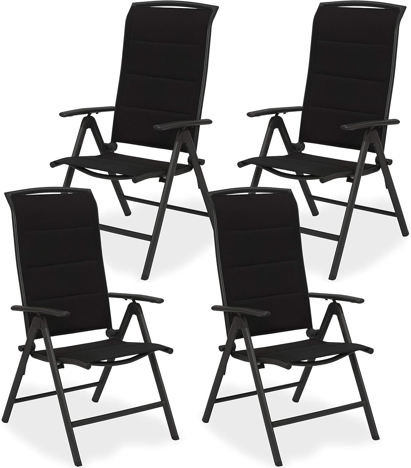 Salon de jardin BRUBAKER Milano – Table ronde et chaises pliantes – Image 2