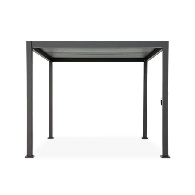 Pergola Bioclimatique gris anthracite – Triomphe – 3x4m. aluminium. à lames orientables TRIOMPHE 4X3M – Image 5
